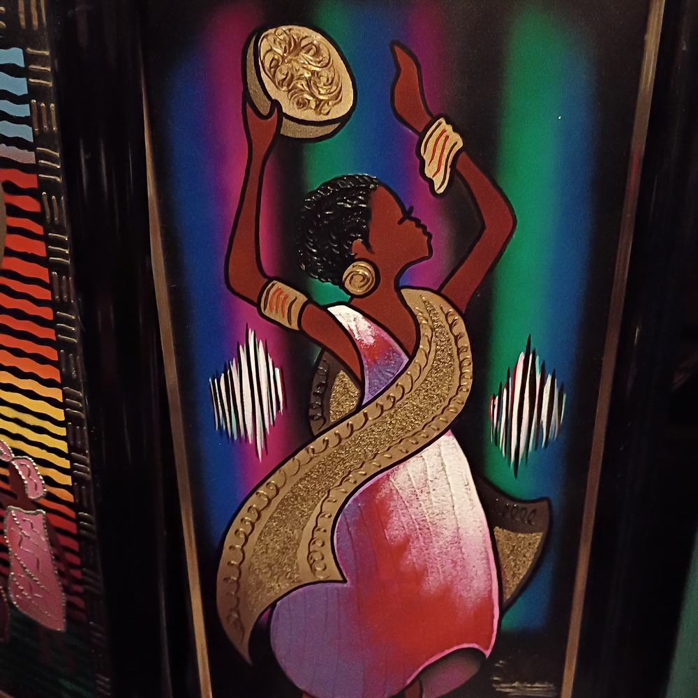 Vibrant African Dance Art Painting